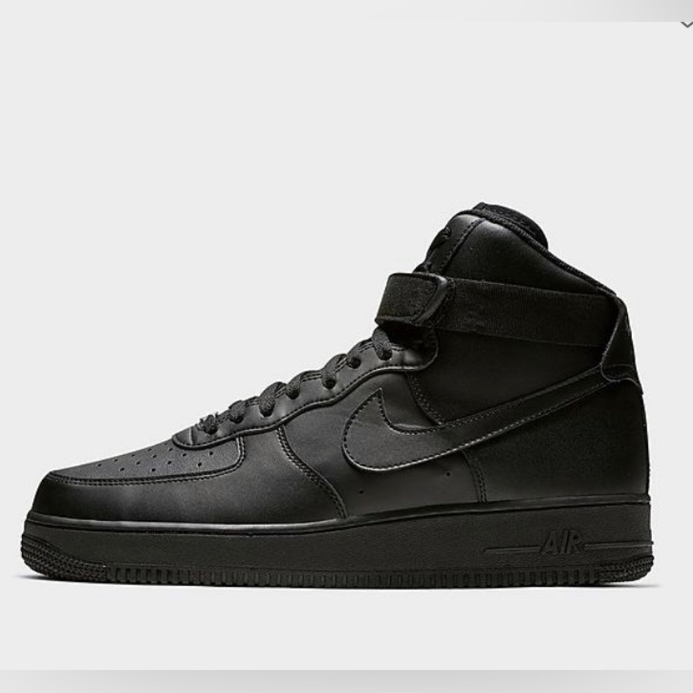 WOMEN’S NIKE AIR FORCE 1 HIGH CASUAL SHOES | BLACK HIGH TOP AF1